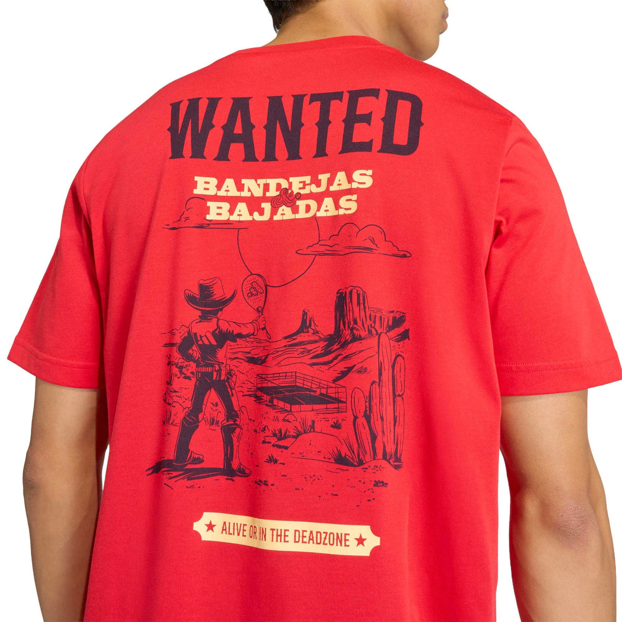 PADEL WANTED GRAPHIC T - SHIRT - Runner