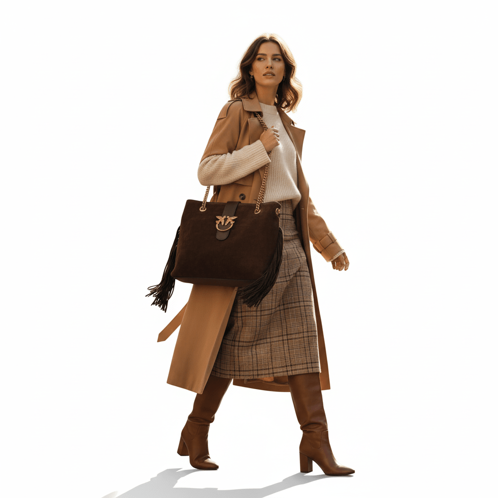 PINKO Calfskin Flower Shoulder bag PB8 - Runner