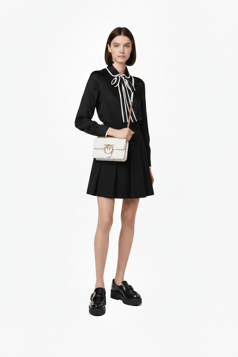 PINKO Icon Love Mini Bag with V Lining PB31 - Runner