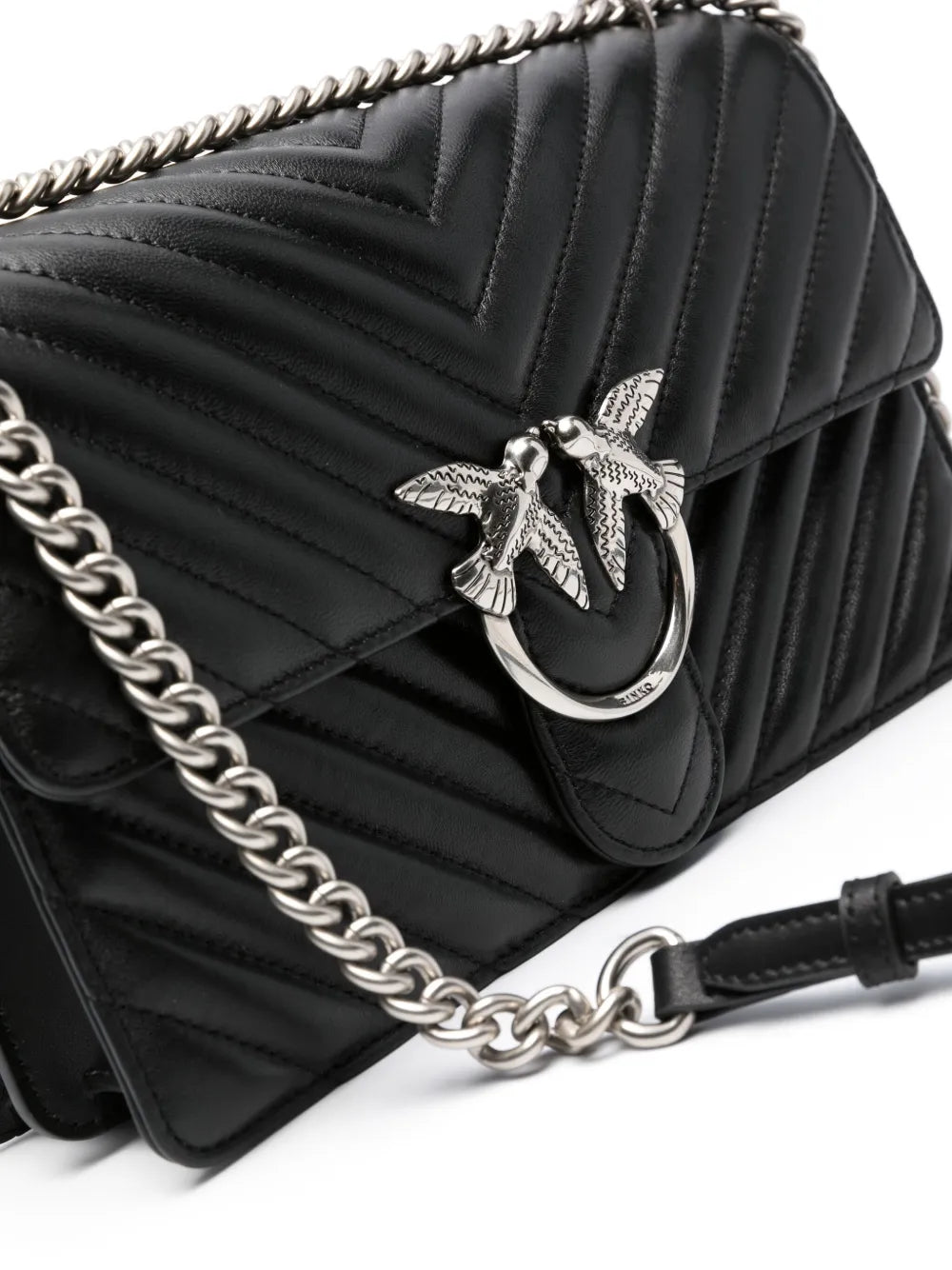 PINKO 'Love Bird' padded shoulder bag PB26 - Runner