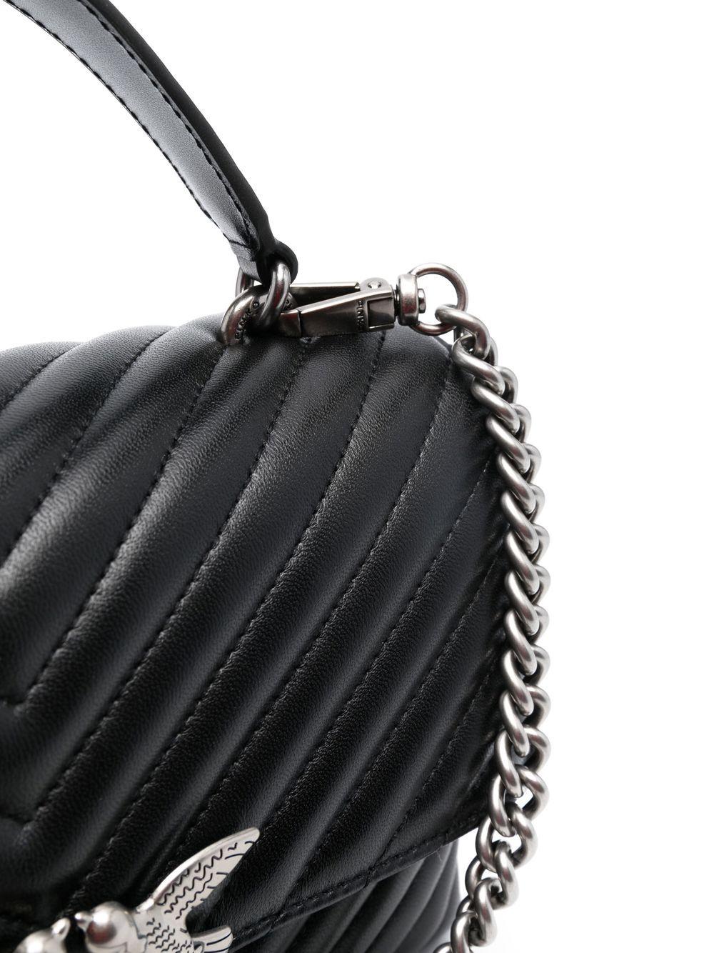 PINKO Love Lady black - Leather - Women's - Magnetic closure PB34 - Runner