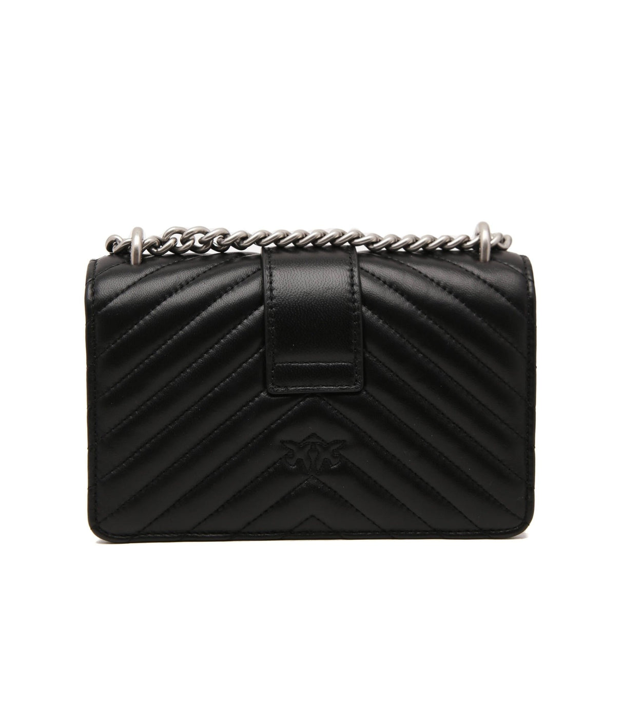 PINKO Mini Leather messenger bag LOVE MINI ICON V QUILT bag PB88 - Runner