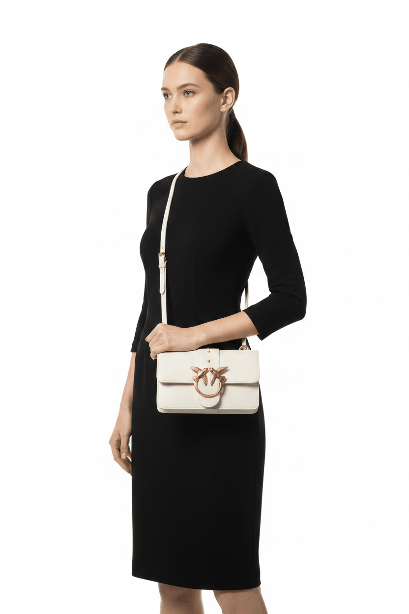 PINKO Mini Love One leather crossbody bag PB97 - Runner