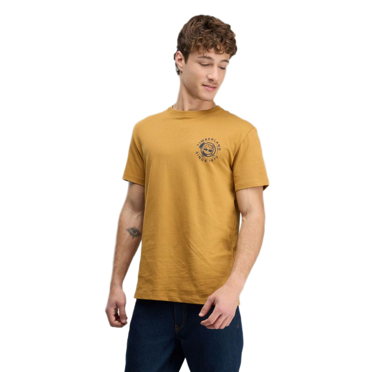 Rugged Logo Texture Ss Tee - Runner