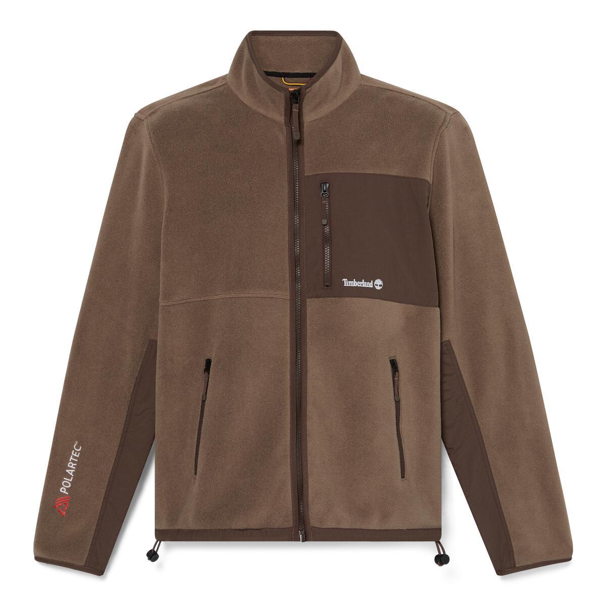 Sherburne Polartec 200 Mix Media Full Zip Fleece - Runner