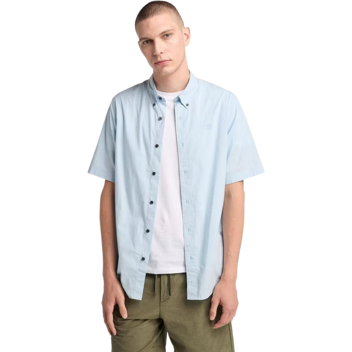 Short Sleeve Stretch Poplin Shirt - Runner