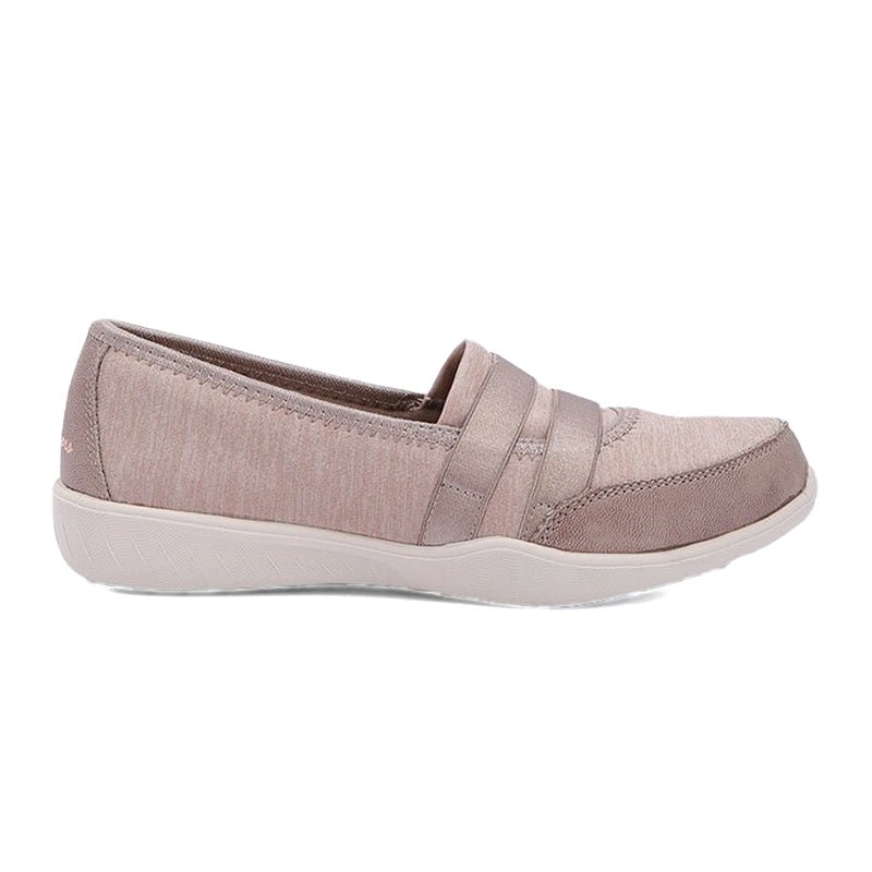 Skechers Newbury Round Toe Stylish Ballerinas - Taupe - 27014 - CCL - SKW89 - Runner