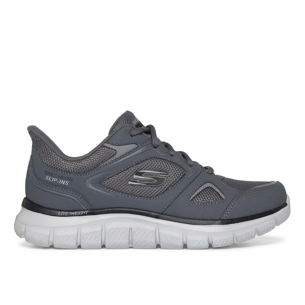 Skechers TRACK - EZRAL 233039 - CHAR SKM161 - Runner