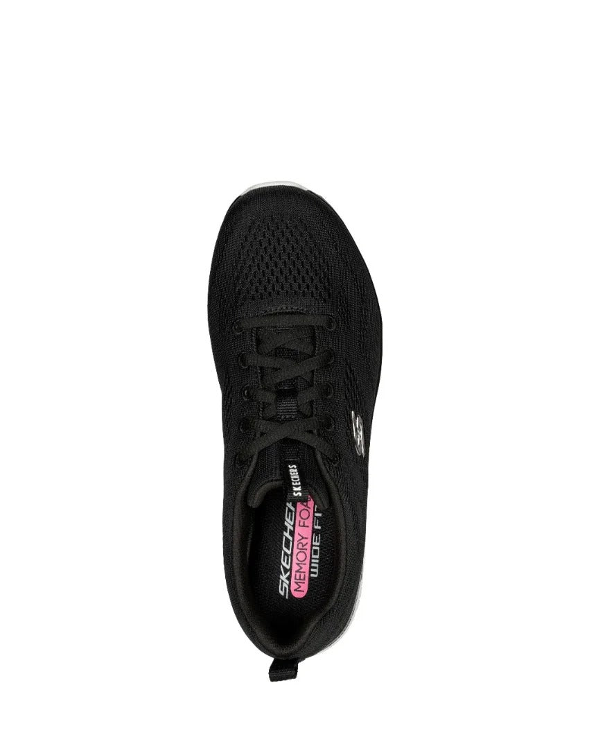 SKECHERS Virtue - Kind Favor WOMEN SHOES LACE UP 104412 - BKW SKW141 - Runner