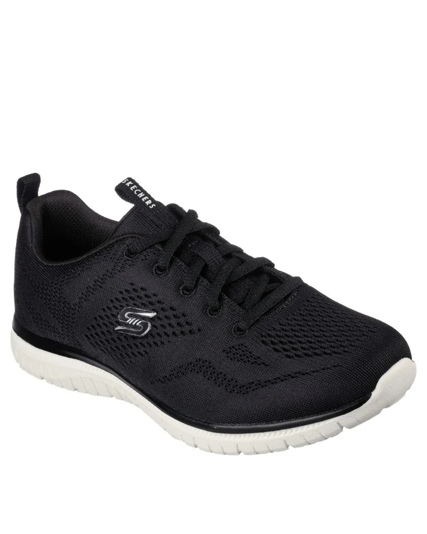 SKECHERS Virtue - Kind Favor WOMEN SHOES LACE UP 104412 - BKW SKW141 - Runner