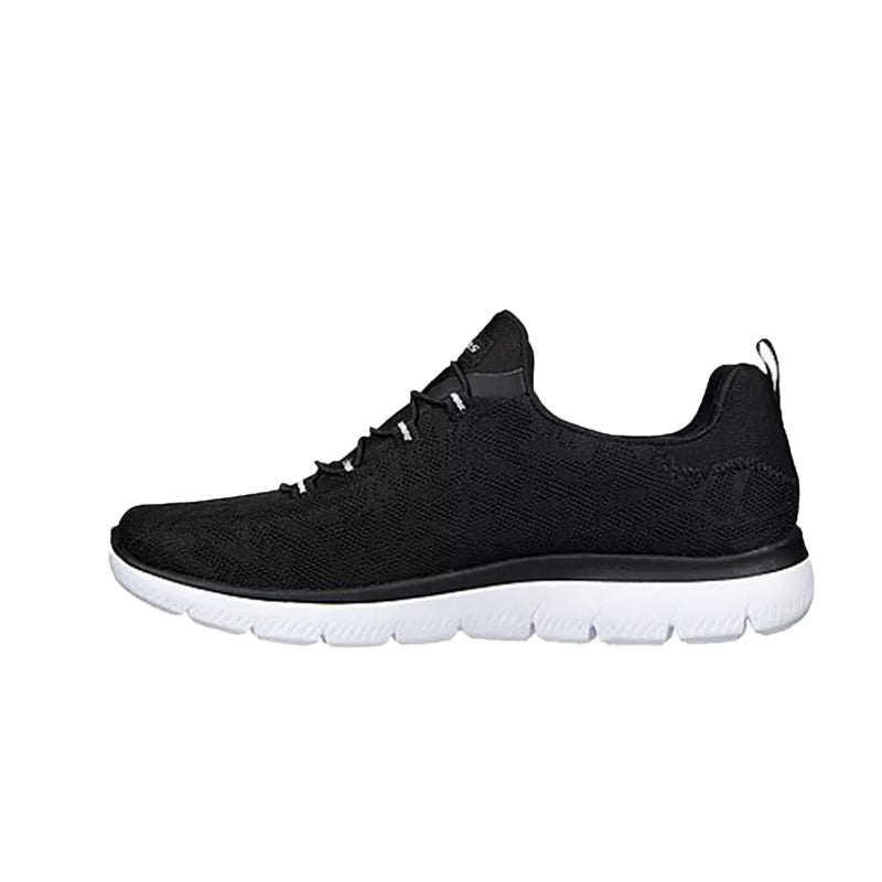 SKECHERS Women's Summits Slip - On Lace - Up Trainers - 149936 - BKW SKW56 - Runner