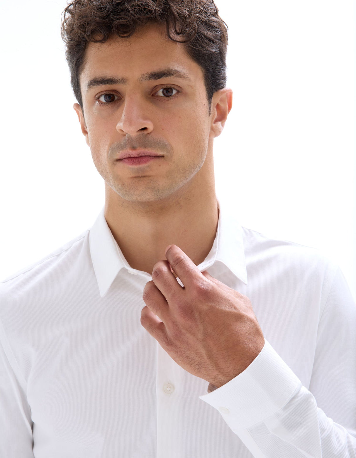 Slim Fit Dobby Shirt - Runner