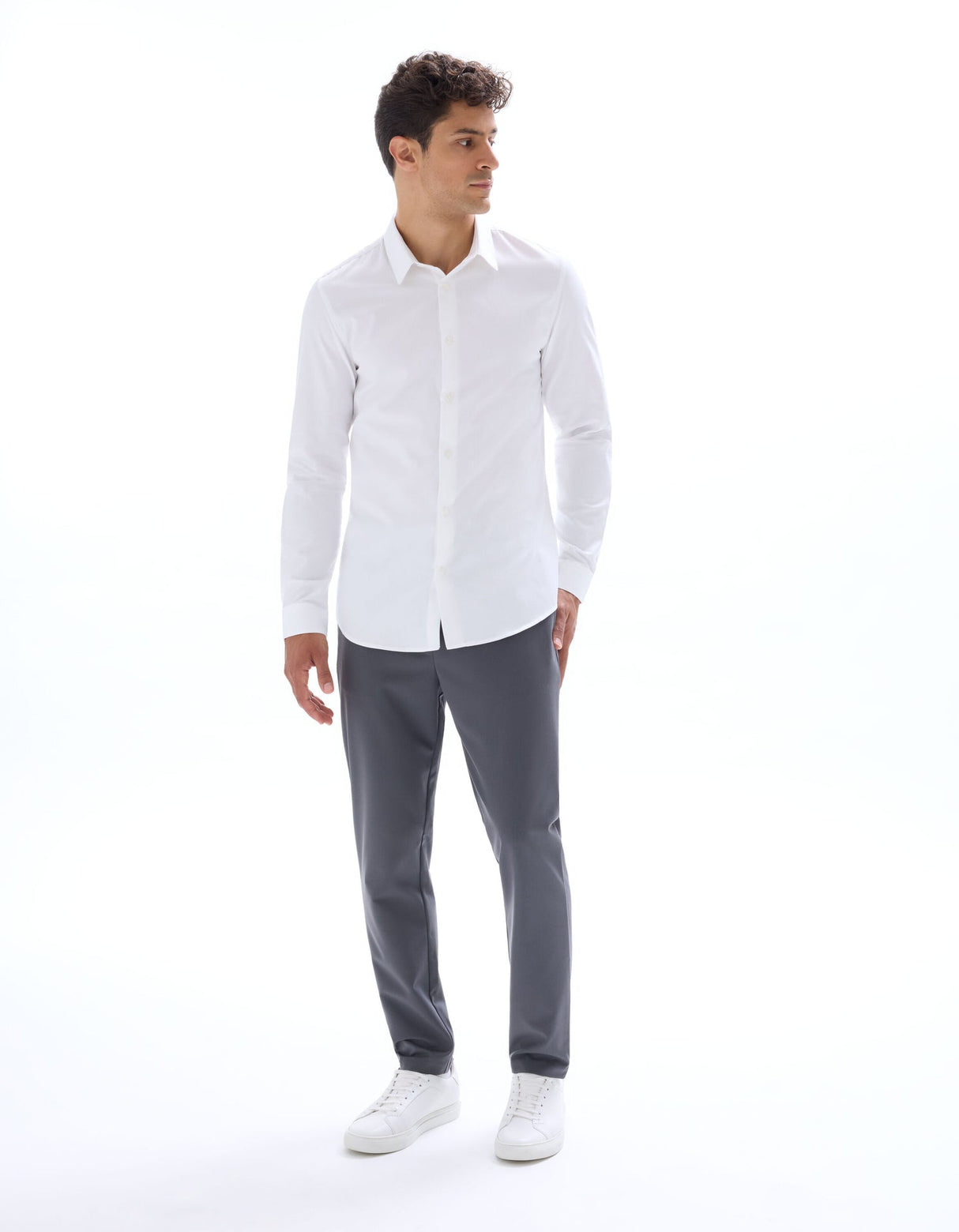 Slim Fit Dobby Shirt - Runner