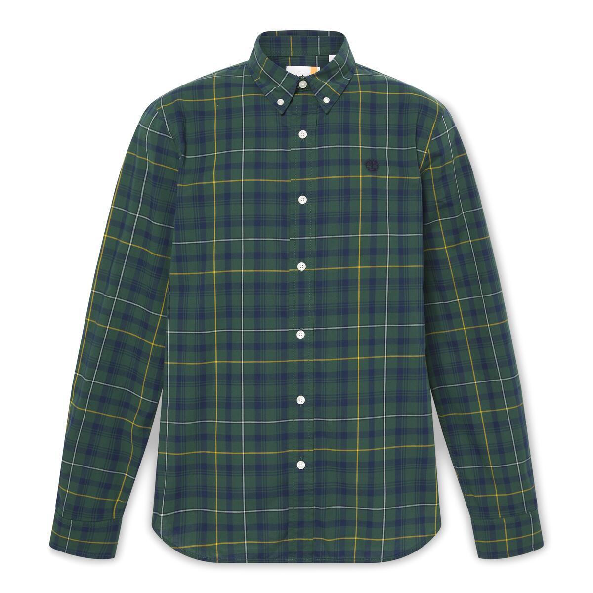 Stretch Poplin Check Shirt - Runner