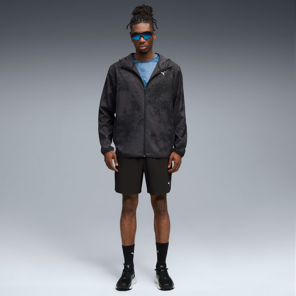 TAD ESSENTIALS AOP Woven Jacket Men - Runner