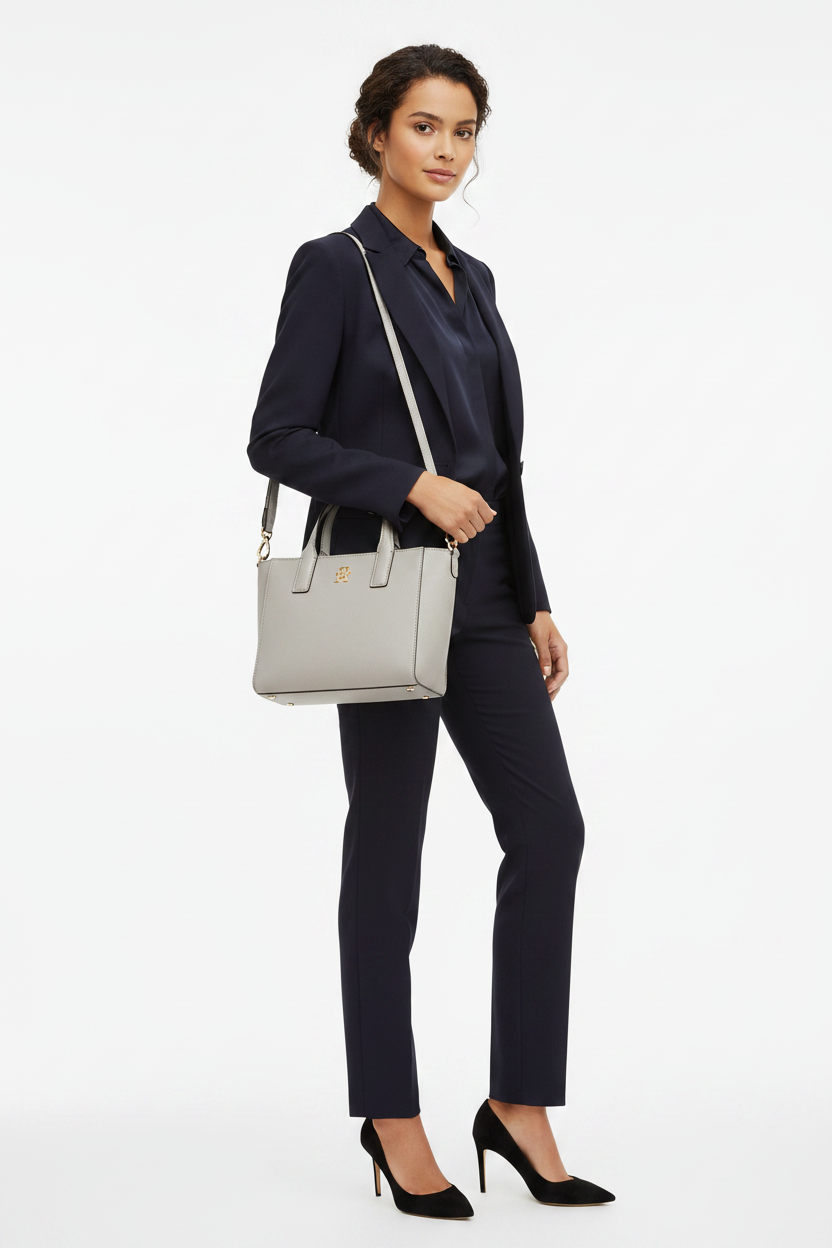 TOMMY HILFIGER TH Soft Logo Strap Tote TB171