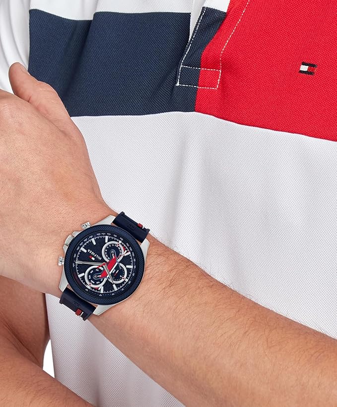 TOMMY HILFIGER Men's Stainless Steel Racing - Inspired Watch 1792083 TTM76 - Runner