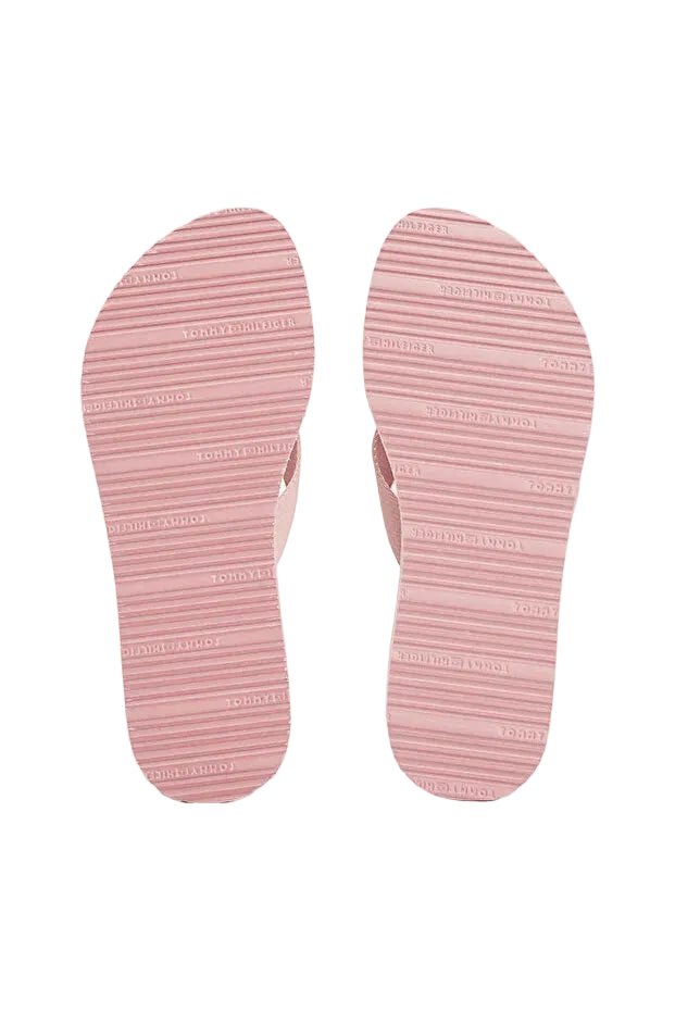 TOMMY HILFIGER MONOGRAM WEDGE FLIP - FLOPS - Pool shoes - foggy pink SLW18 - Runner