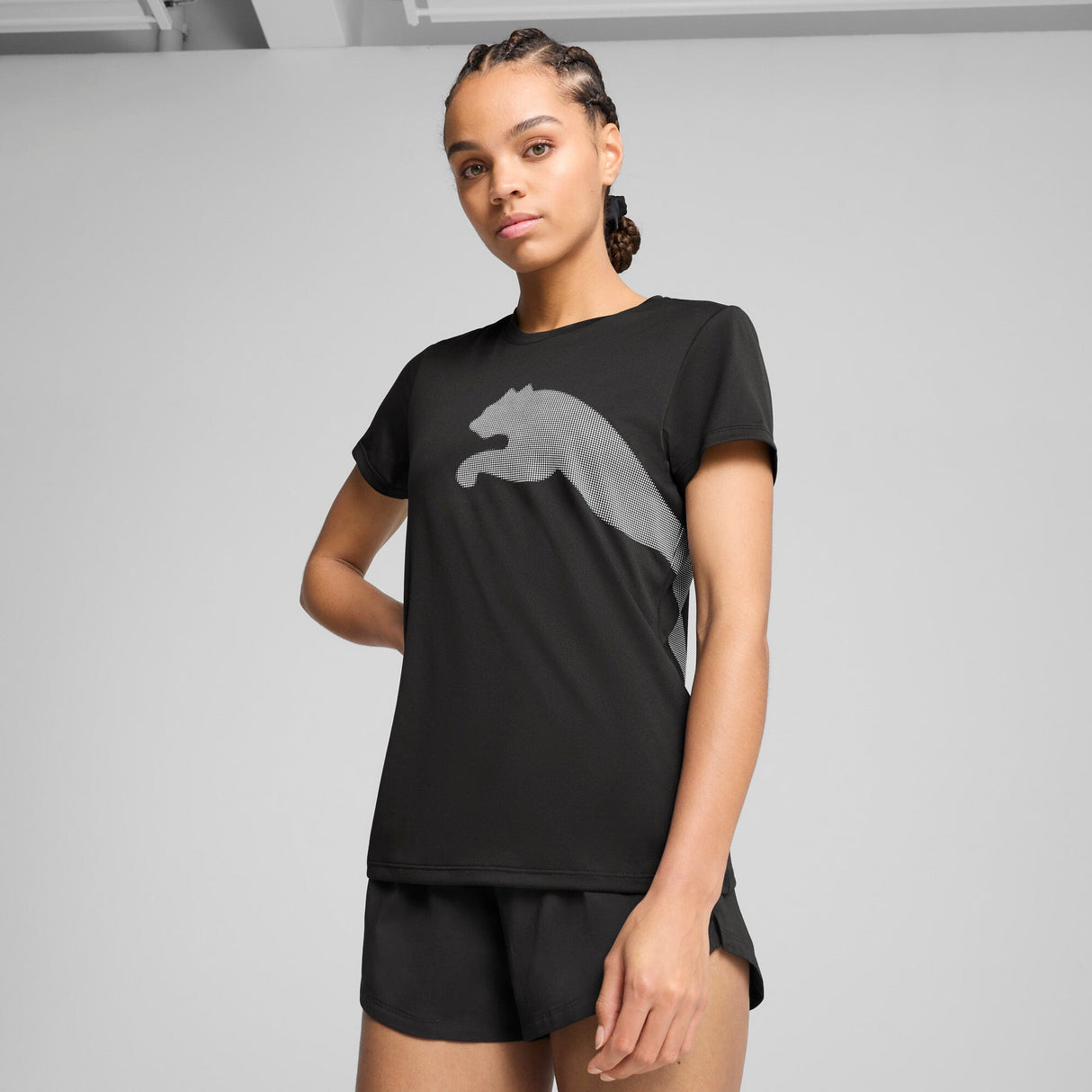 Train All Day Big Logo Tee Women - Runner