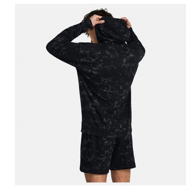 UA Project Rock AOP Rival Terry Men's Sweatshirt - Runner