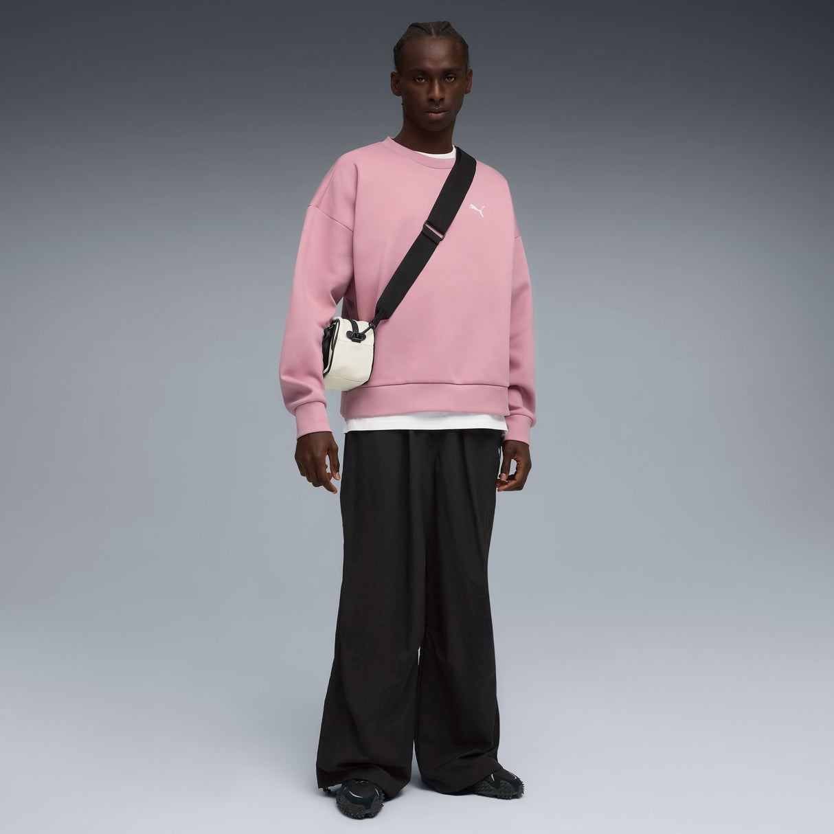 Wardrobe Essentials Oversized Parachute Pants Men - Runner