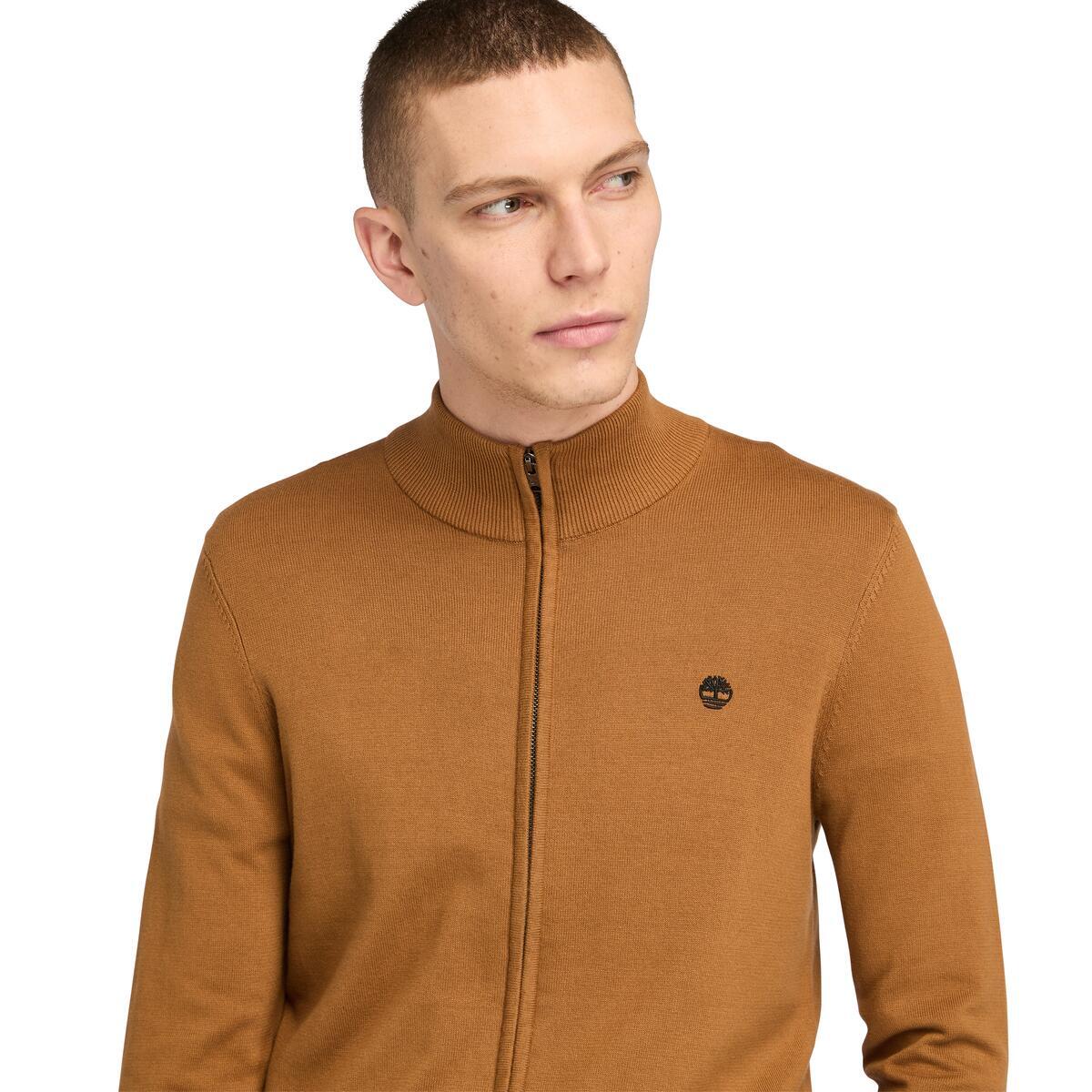 Williams River Cotton Full Zip Sweater - Runner