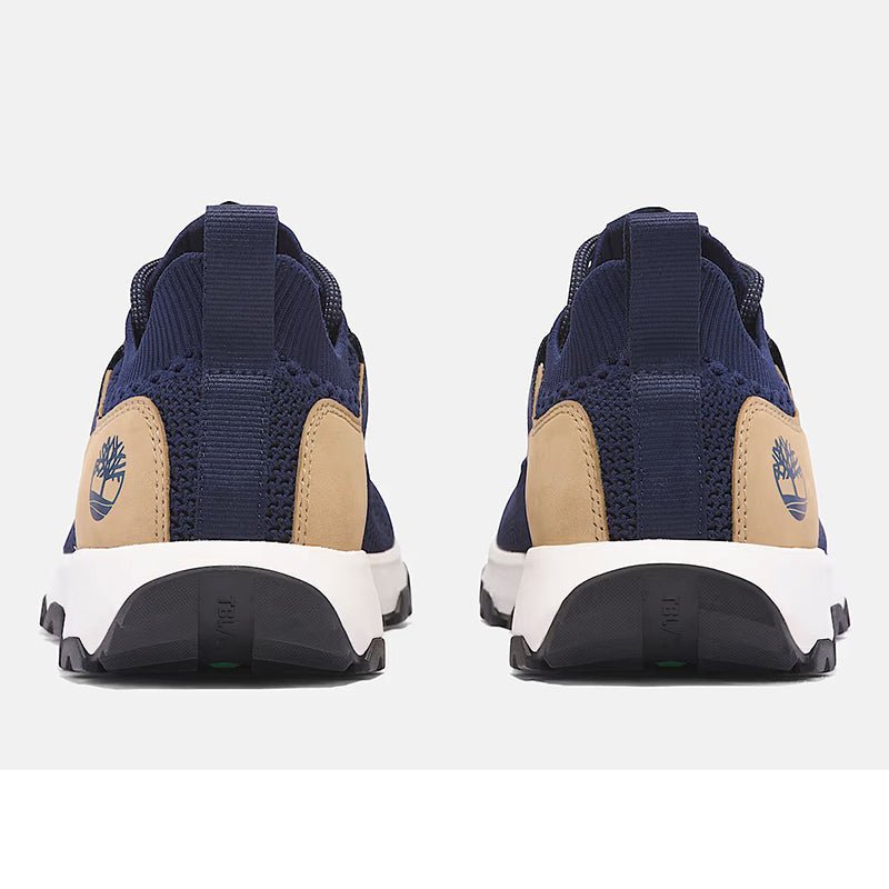 WINSOR TRAIL LOW LACE UP SNEAKER DARK BLUE KNIT - Runner