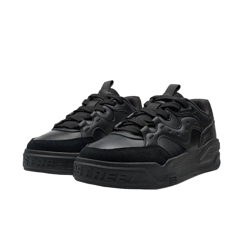 XTEP Men's Skateboarding Shoes Black310037 - 5 XEM6 - Runner