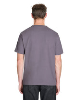 100% Cotton Boxy Crew Neck T-Shirt - Purple - Runner