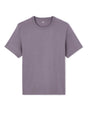 100% Cotton Boxy Crew Neck T-Shirt - Purple - Runner