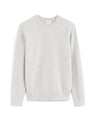 100% cotton crew neck sweater - medium grey - Runner