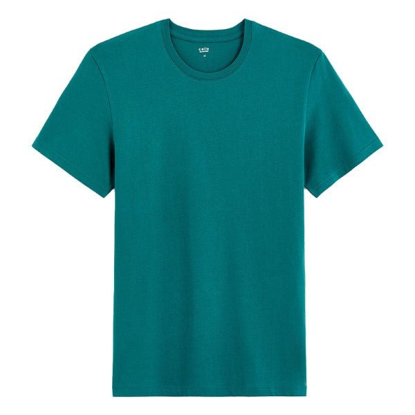 100% Cotton Straight Crew Neck T-Shirt - Runner
