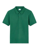 100% Cotton Straight Polo Shirt - Green - Runner