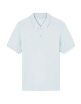 100% Cotton Straight Polo Shirt - Light Blue - Runner