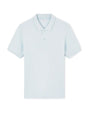 100% Cotton Straight Polo Shirt - Light Blue - Runner