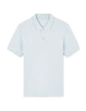 100% Cotton Straight Polo Shirt - Light Blue - Runner