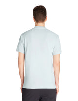 100% Cotton Straight Polo Shirt - Light Blue - Runner