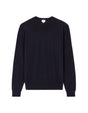  100% Merino Wool Crew Neck Sweater - Navy - Runner