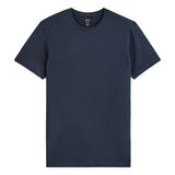 CELIO Slim Round-Neck T-Shirt In Stretch Cotton