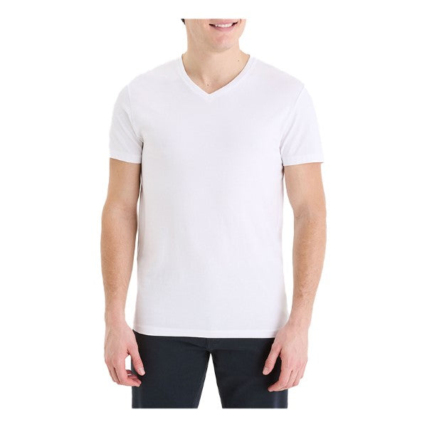 CELIO Slim V-Neck T-Shirt In Stretch Cotton