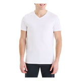 CELIO Slim V-Neck T-Shirt In Stretch Cotton
