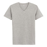 CELIO Slim V-Neck T-Shirt In Stretch Cotton