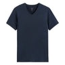 CELIO Slim V-Neck T-Shirt In Stretch Cotton