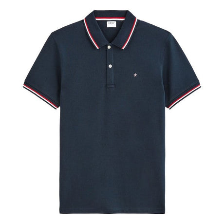 CELIO Slim Pique Polo Shirt In Stretch Cotton