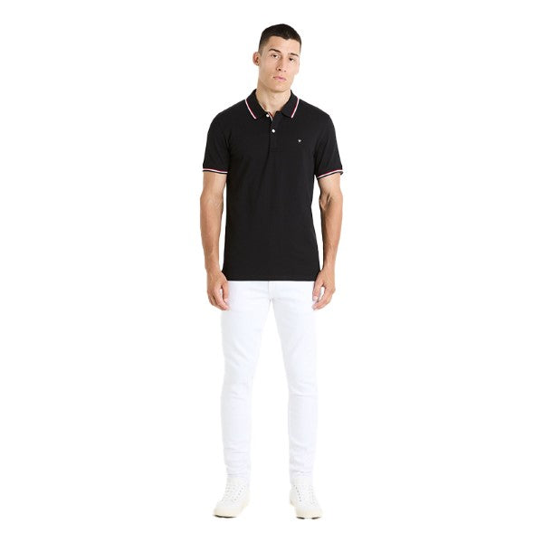 CELIO Slim Pique Polo Shirt In Stretch Cotton