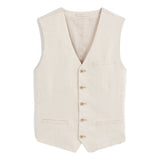 CELIO Slim Linen Suit Vest