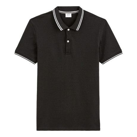 CELIO Slim Pique Polo Shirt In Stretch Cotton