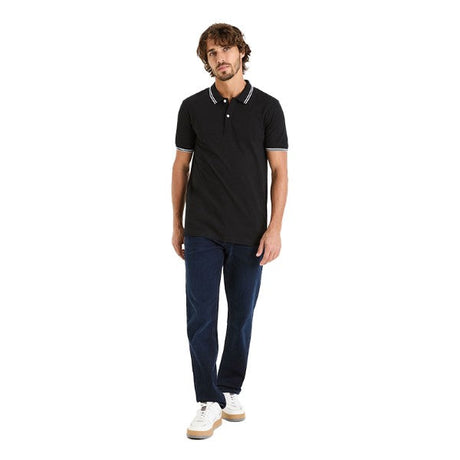 CELIO Slim Pique Polo Shirt In Stretch Cotton
