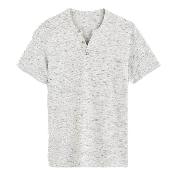 CELIO Cotton Blend Straight Neck T-Shirt