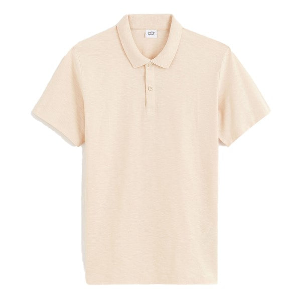 CELIO Regular Cotton Jersey Polo Shirt